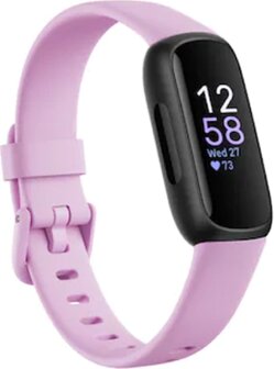 Fitbit Inspire 3 Black Case with Band Lilac - 2