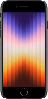 Apple iPhone SE (2022) 5G Dual eSIM 64GB 4GB RAM Midnat Sort - 1