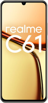Realme C61 Dual SIM 256GB 6GB RAM Gold, The best price in EU