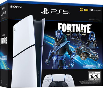 Sony PlayStation 5 Digital Edition Slim (Fortnite Bundle) White - 1