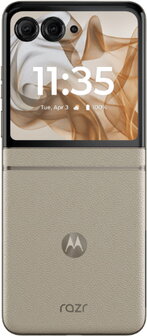 新品 Motorola razr 50 8GB 256GB 海外版 Sand Motorola Razr 50 5G Beach Sand 256GB + 8GB Dual-SIM Unlocked