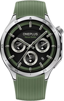 OnePlus Watch 3 Green Titânio-Prata - 1