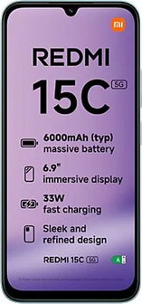 Xiaomi Redmi 15C 5G Dual SIM 256GB 4GB RAM Verde - 1