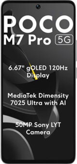 Xiaomi Poco M7 Pro 5G Dual SIM 512GB 12GB RAM Lunar Dust Argent - 1