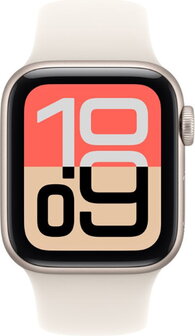 Apple Watch SE 3 40mm (GPS Only) Alluminium Case Starlight Gold with Sport Band Starlight Zlatá  - 1