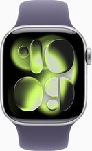 Apple Watch Series 11 42mm (GPS Only) Alluminium Case Silver with Sport Band Fog Vijolična