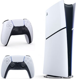 Sony Playstation 5 Slim Digital Version (2x PlayStation 5 Controller) Άσπρο - 1