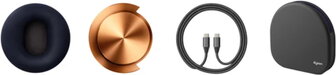 Dyson OnTrack Noise Canceling Headphones WP02 Blue and Copper Brons - 2