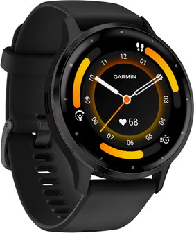 Garmin Venu 3 Black Case with Band Melns - 1