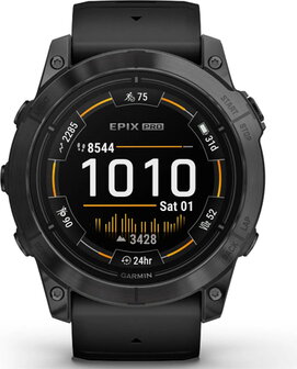 Garmin Epix Pro (Gen 2) 47mm Grey Case with Silicone Strap Grey - 1