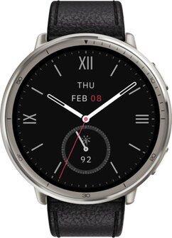 Xiaomi Amazfit Active 2 (Round) Premium Leather Band Nero - 1