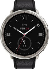 Xiaomi Amazfit Active 2 (Round) Premium Leather Band Crni