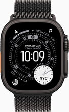 Apple Watch Ultra 3 Titanium Black Case with Milanese Loop Černá