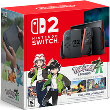 Nintendo Switch 2 Console with Pokemon Z-A Negru