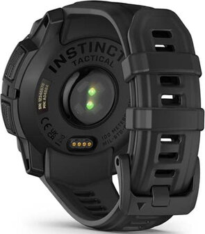 Garmin Instinct 3 Solar Tactical Edition 45mm Black Case with Sport Band Sort  - 2