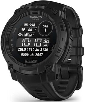 Garmin Instinct 3 Solar Tactical Edition 45mm Black Case with Sport Band Sort  - 1