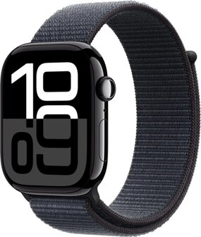 Apple Watch Series 10 42mm (GPS + Cellular) Aluminium Case Jet Black with Sport Loop Nero - 2