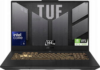 Asus TUF Gaming F17  512GB 16GB RAM RTX 3050 6GB FX707VJ Grey Črna - 1