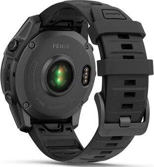 Garmin Fenix E Slate Grey Case with Silicone Band Negro - 2