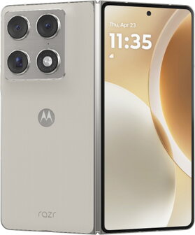 Motorola Razr Fold 5G Dual SIM 512GB 16GB RAM Pantone Lily Hvid - 2