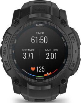 Garmin Instinct 3 AMOLED Tactical Edition 50mm Black Case with Sport Band Czarny - 1