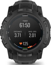 Garmin Instinct 3 AMOLED Tactical Edition 50mm Black Case with Sport Band Czarny