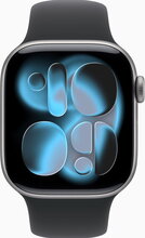 Apple Watch Series 11 46mm (GPS  + Cellular) Alluminium Case Space Grey with Sport Band Midnight Čierna