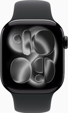 Apple Watch Series 11 42mm (GPS + Cellular) Alluminium Case Jet Black with Sport Band Midnight Čierna