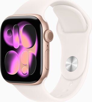 Apple Watch Series 11 42mm (GPS + Cellular) Alluminium Case Rose Gold with Sport Band Light Blush Ružová - 2