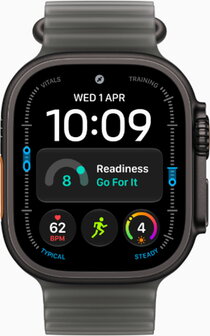 Apple Watch Ultra 4 Titanium Black Case with Ocean Band Czarny - 1