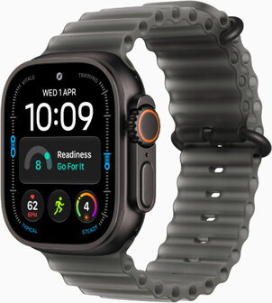 Apple Watch Ultra 4 Titanium Black Case with Ocean Band Czarny - 2