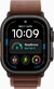 Apple Watch Ultra 4 Titanium Black Case with Alpine Loop Burgundy Rot