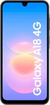 Samsung Galaxy A18 4G Dual SIM 256GB 4GB RAM SM-A185 Черен - 1
