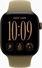 Apple Watch Series 12 46mm (GPS Only) Alluminium Case Dark Bronze with Sport Band Olijfgroen
