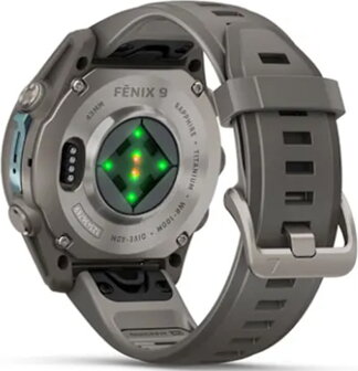 Garmin Fenix 9 AMOLED 43mm Titanium Grey Case with Band Slate Grey - 2