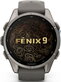 Garmin Fenix 9 AMOLED 43mm Titanium Grey Case with Band Slate Grey