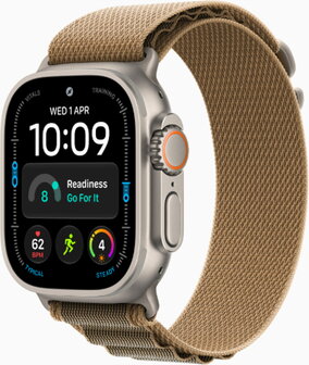 Apple Watch Ultra 4 Titanium Natural Case with Alpnie Loop Desert Bege - 2