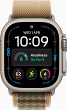Apple Watch Ultra 4 Titanium Natural Case with Alpnie Loop Desert Bege