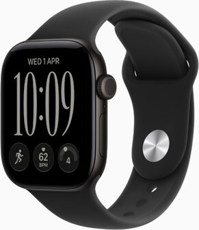 Apple Watch Series 12 42mm (GPS Only) Alluminium Case Black with Sport Band Черен - 2