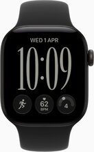 Apple Watch Series 12 42mm (GPS Only) Alluminium Case Black with Sport Band Черен